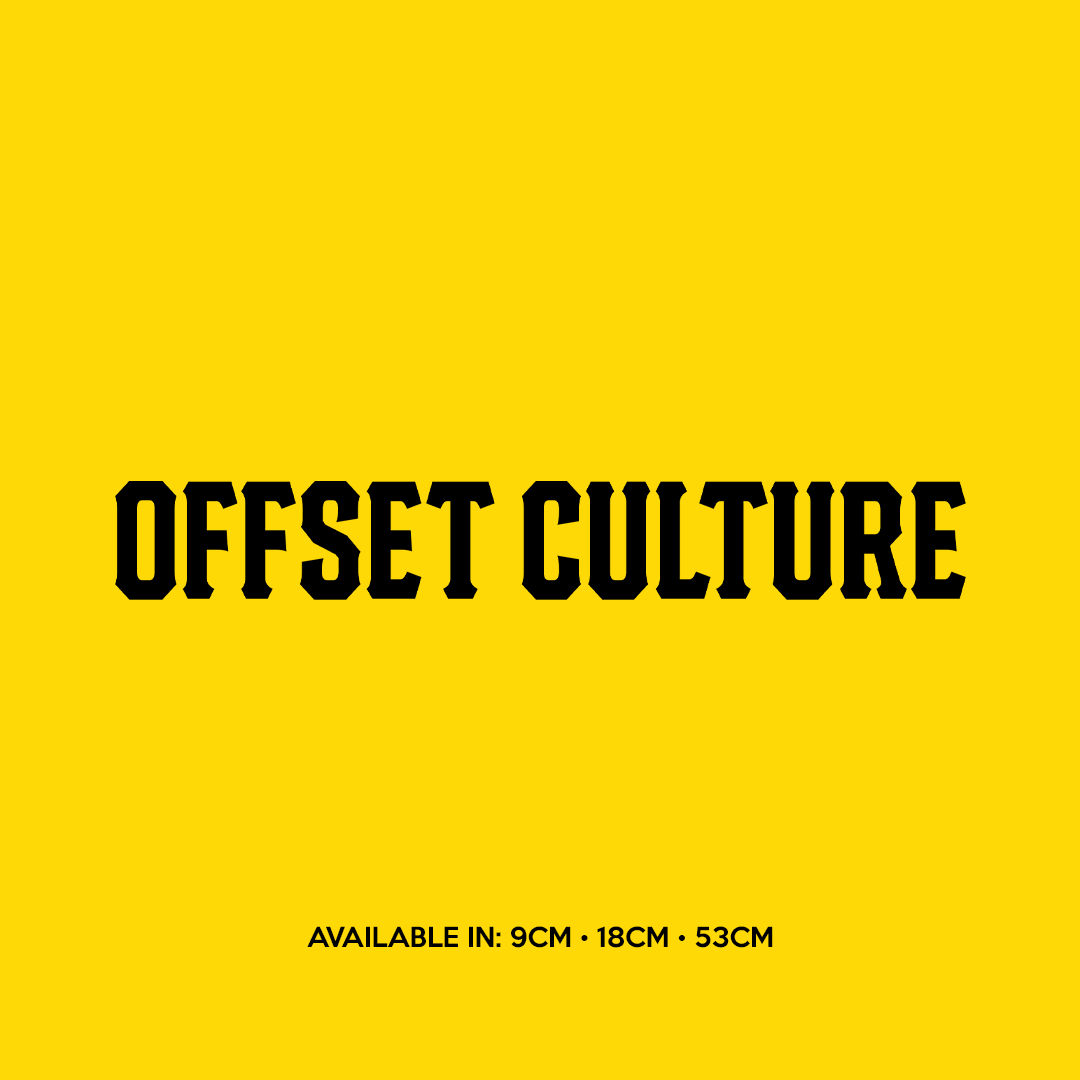 OFFSET CULTURE • STRAIGHT
